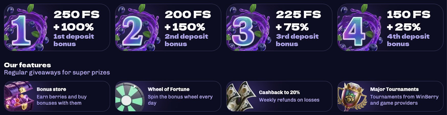 winberry casino bonus